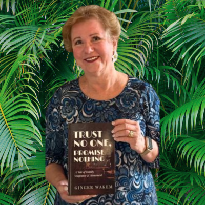 ginger with palm tree background
