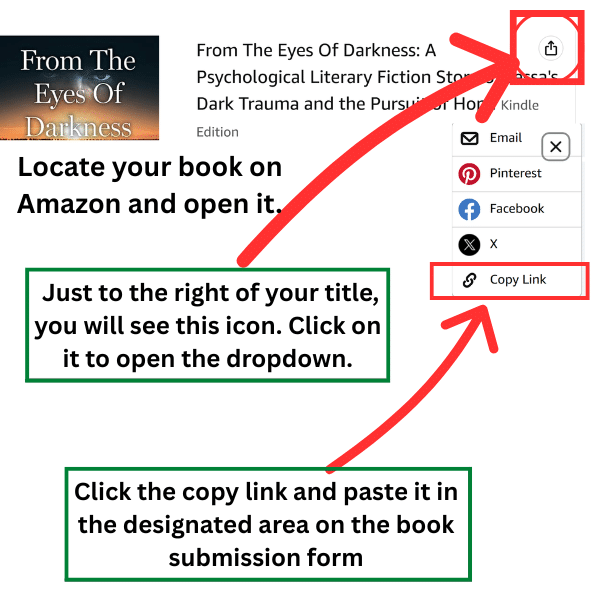 image instructions to find amazon book link